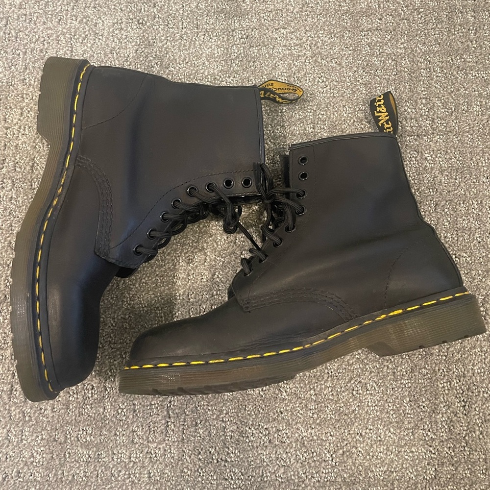 Dr. Martens Leather Lace-Up Boots